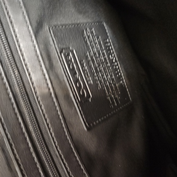 Coach Vintage Black Leather Brifcase - Picture 14 of 16